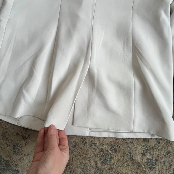Good American Tuxedo Blazer White Size L - Picture 7 of 10